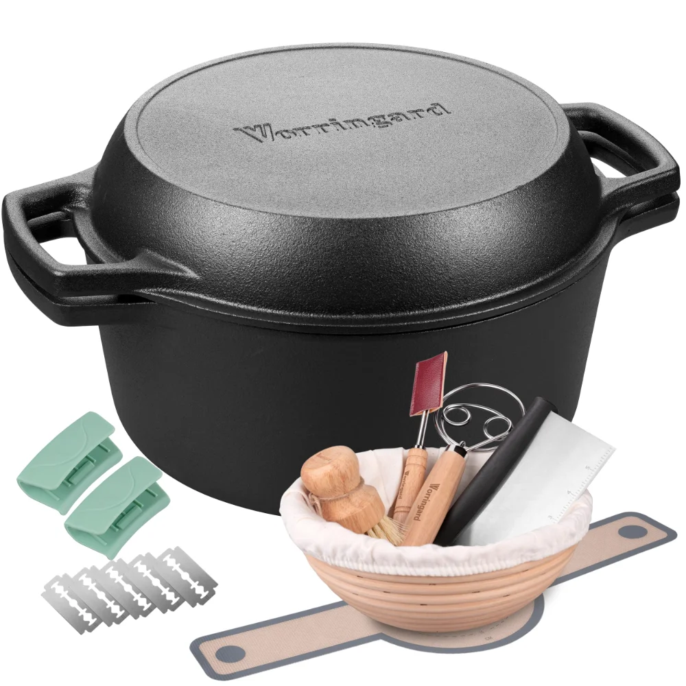 Campfire Bread Set, 5 qt in Black