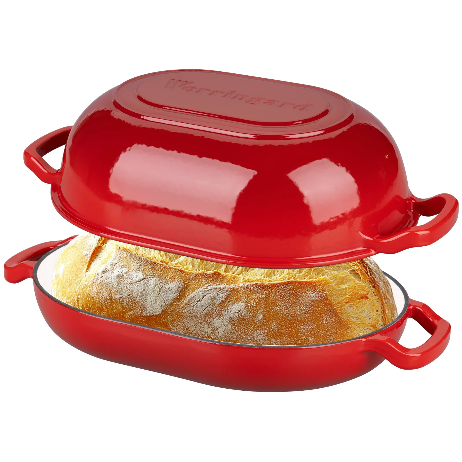 Loaf bread oven, 7 qt, red